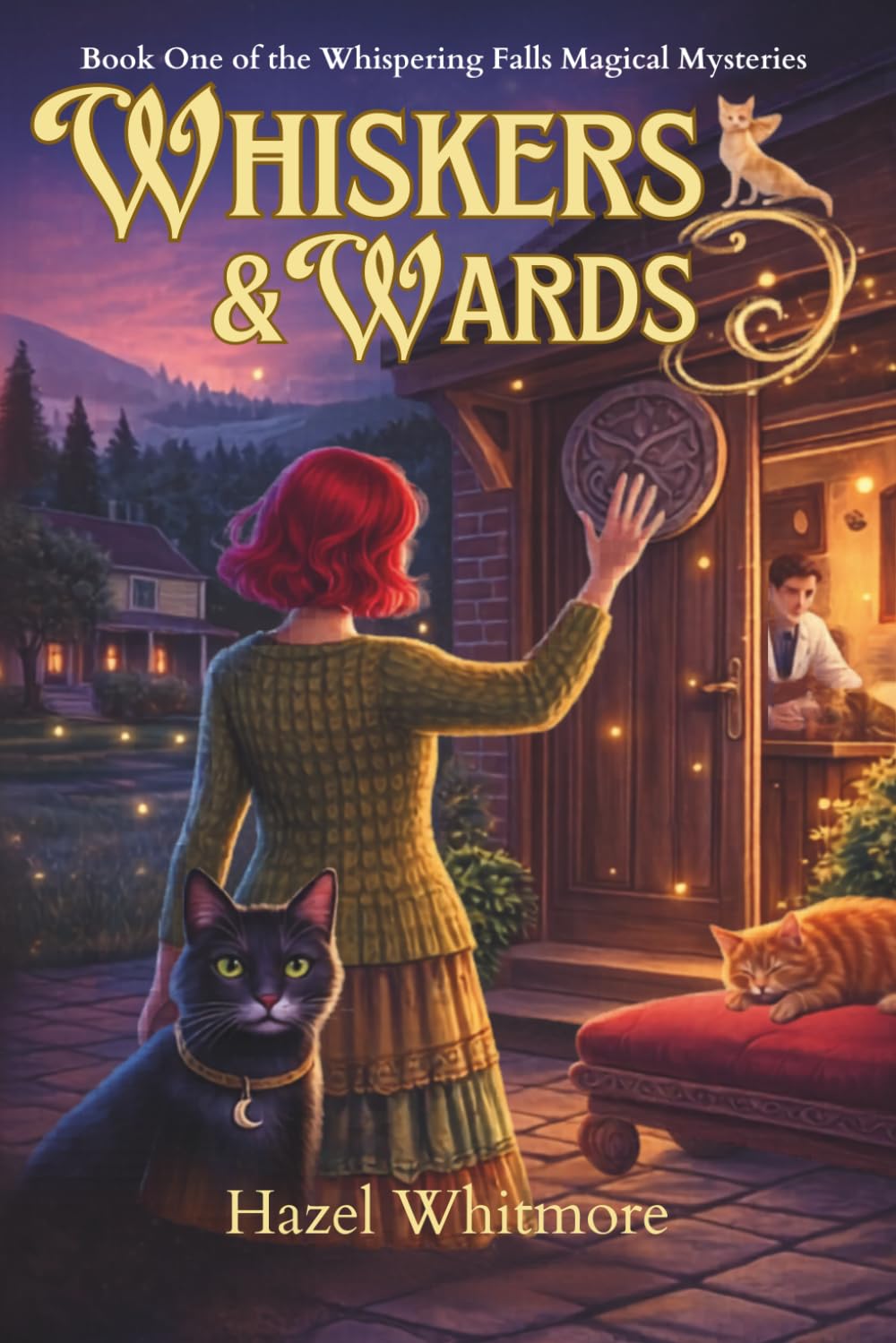 Whiskers & Wards: Book One of the Whispering Falls: Cozy Magical Cat Mysteries