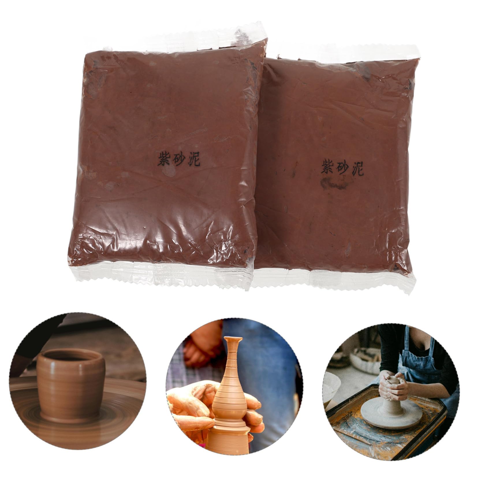 SHINEOFI 4borse Kit Di Argilla Modellabile Fai Da Te Di Argilla Autoindurente Colorata Per Sculture e Creazioni Artistiche Per Borsa Per Artisti e Hobbyisti