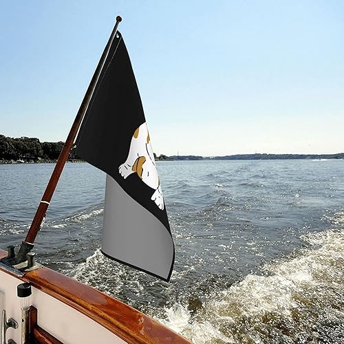 Miniatura 8 de Bandera de jardín de Bulldogs ingleses de 3 x 5 pies, decoración al aire libre, letrero de fiesta desfile brisa para el hogar, banderas a prueba de