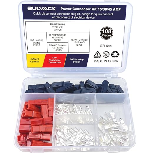 108 PCS Quick Disconnect Power Connectors