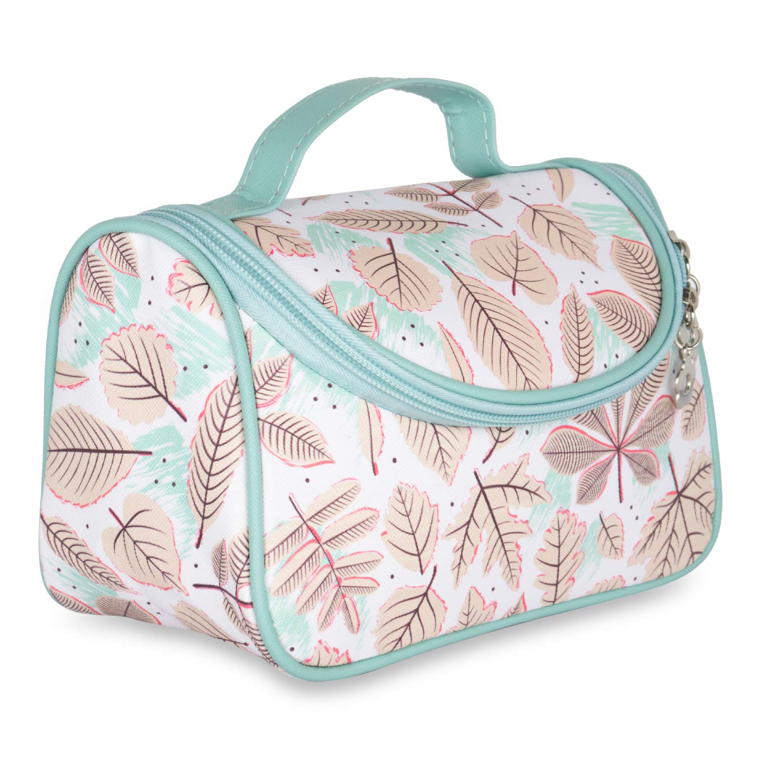 NFI essentialsFloral Print Cosmetics Pouch Makeup Pouch| Vanity Case Jewellery Pouch Stationery Pencil Case |Travel Organiser Travel Pouch Bridal Gift