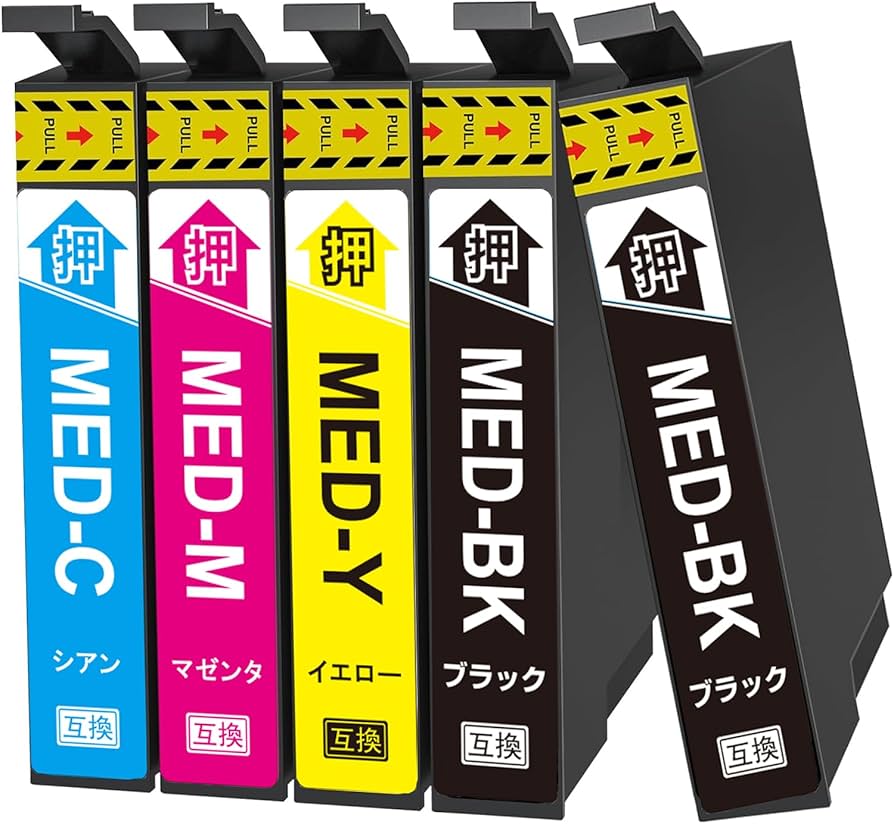 Amazon.co.jp: MED-4CL メダマヤキ インク エプソン MED 互換インク