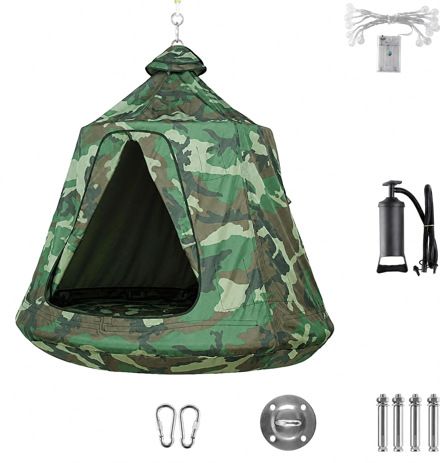 AthLike Hanging Tree Tent for Kid, Indoor Outdoor Hanging Tent, 330lbs