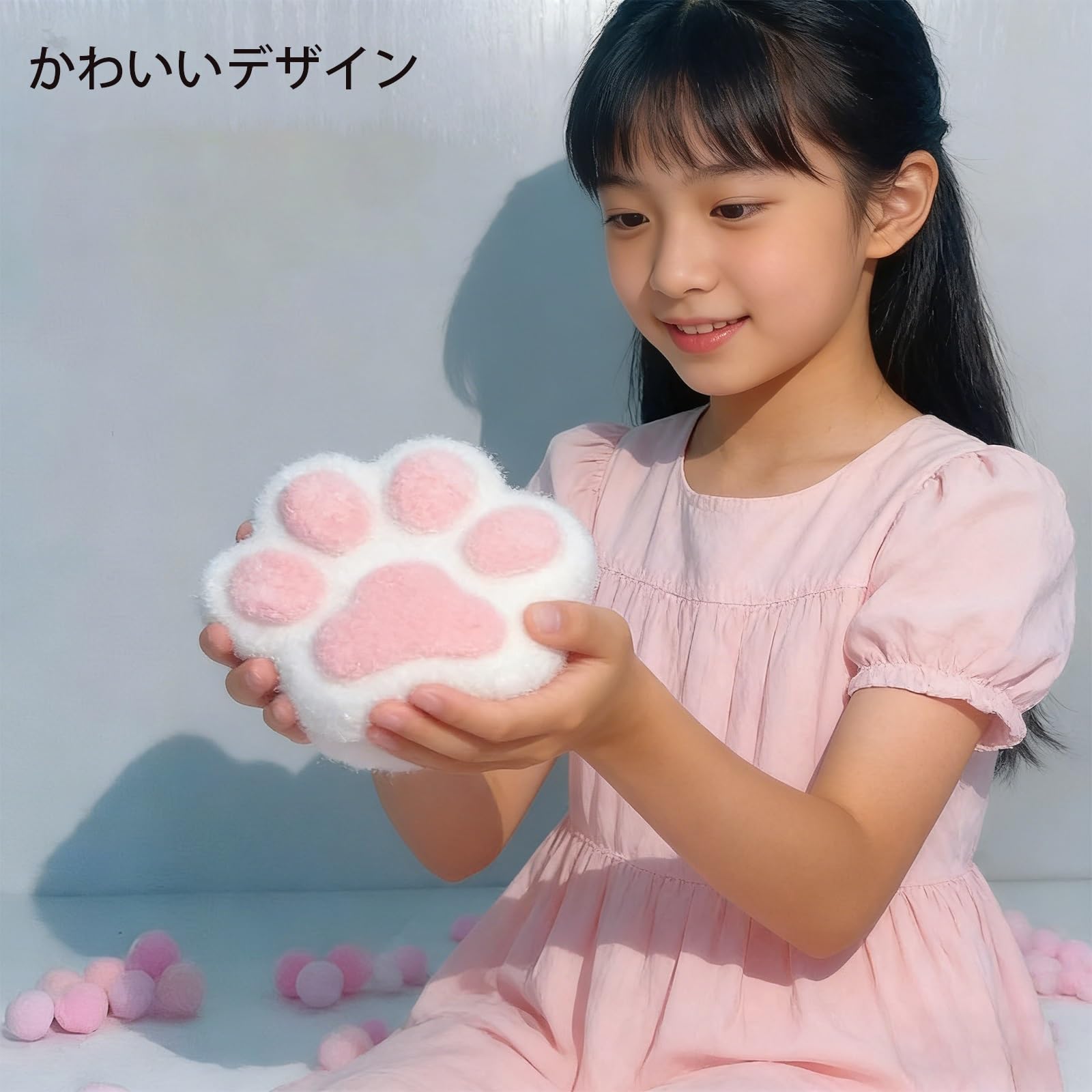 Amazon.co.jp: めろジョイ スクイーズ スクイーズ ふわもち猫の手