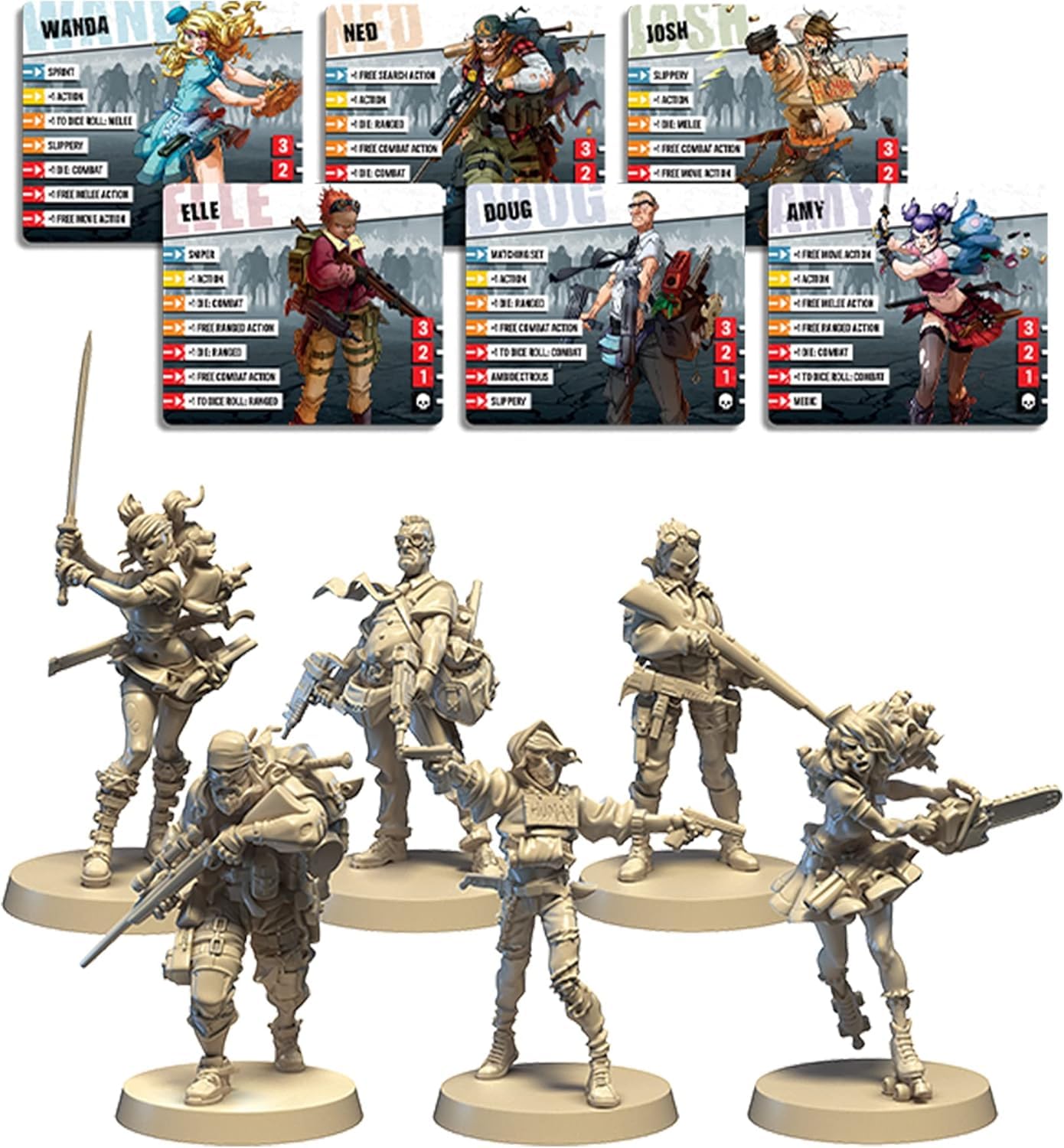 CMON | Zombicide 2nd Edition | Gioco da tavolo di miniature | Età 14 Plus | 1-6 giocatori | Tempo di gioco: 60 minuti - versione olandese