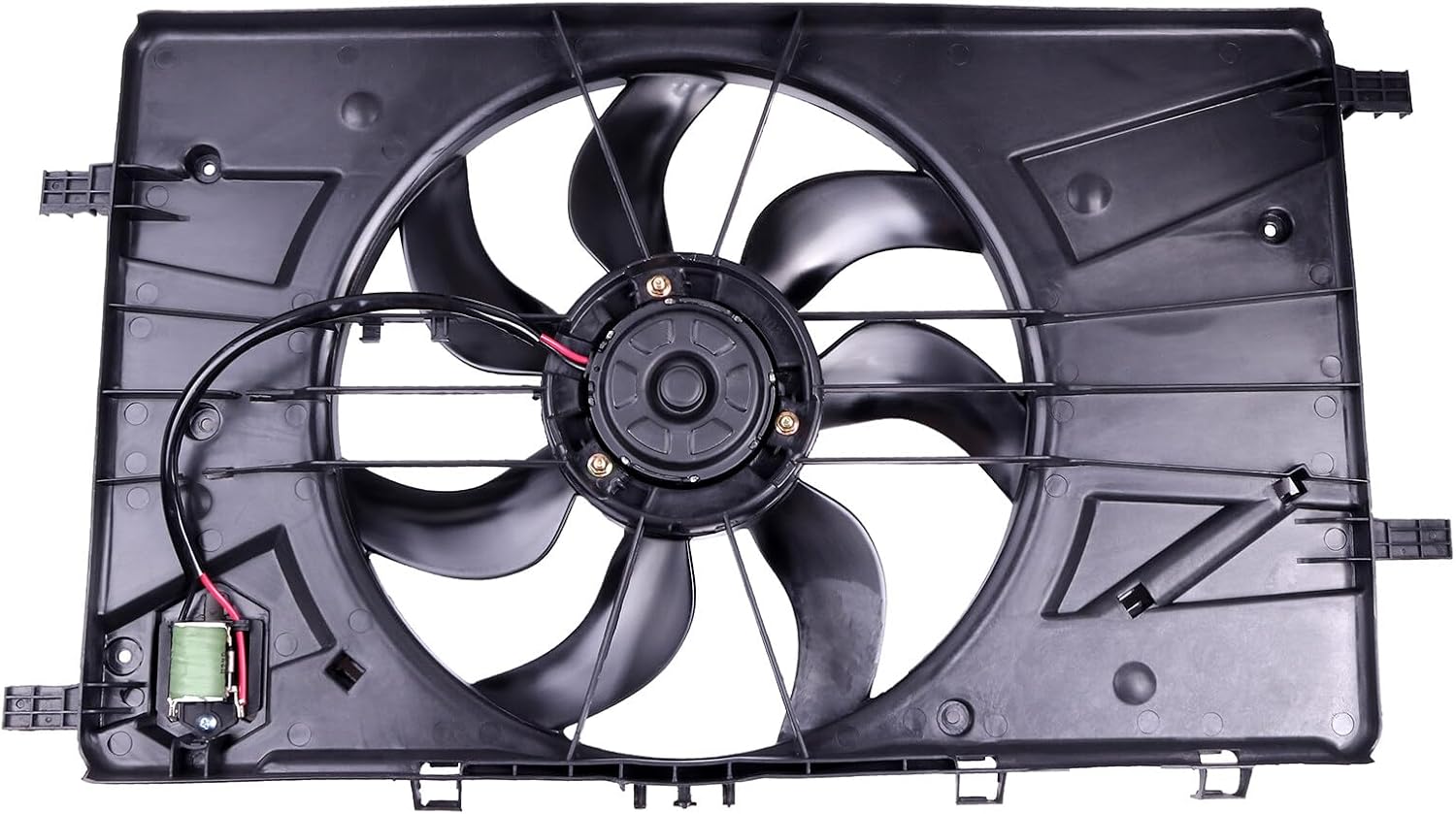 Engine Cooling Fan Assembly for 2011-2016 for Chevy Cruze, 2016 for Cruze Limited, 2012-2017 for Buick Verano
