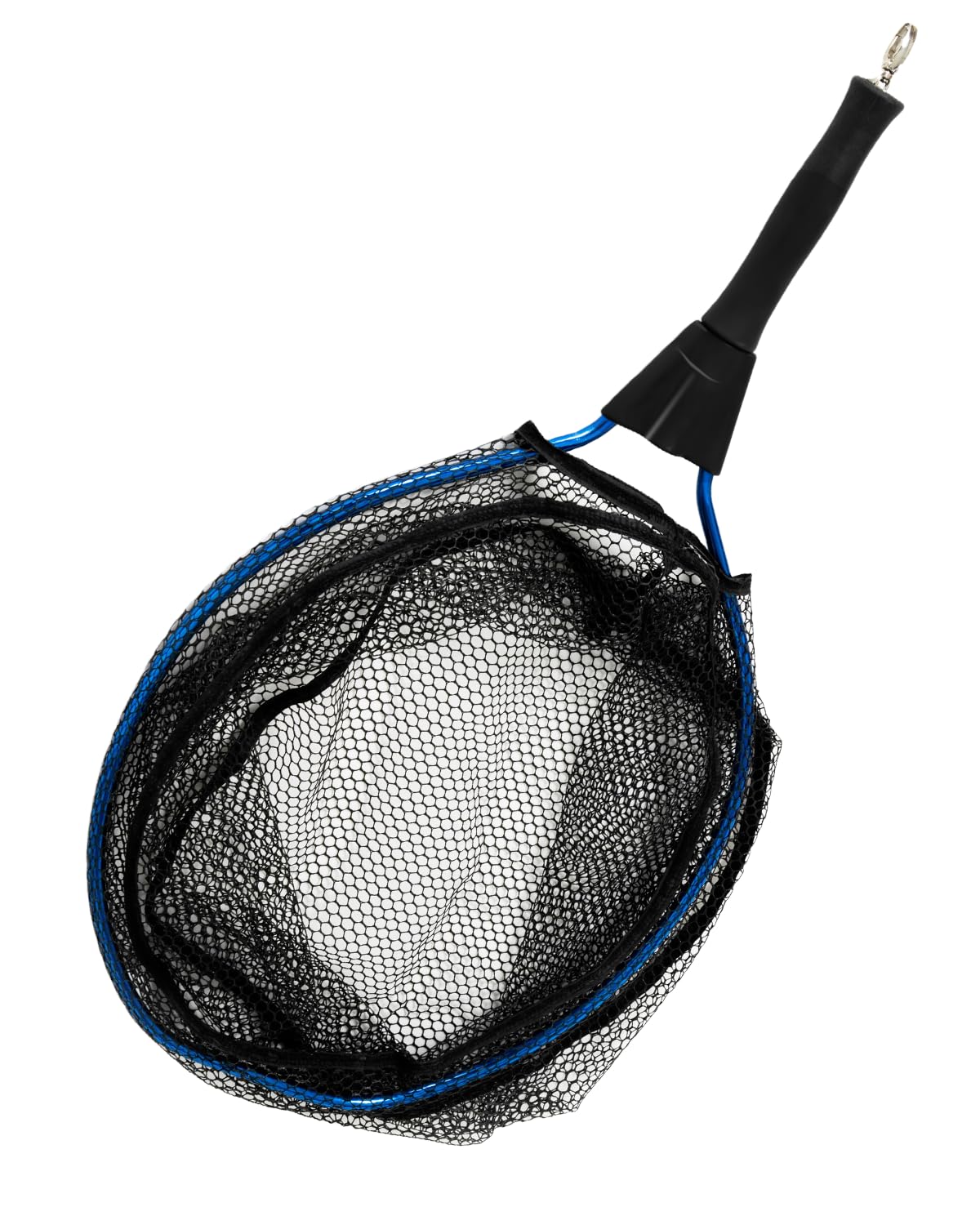 Fly Fishing Net Trout Net Kayak Fishing Freshwater Trout Fishing Landing Rubber Mesh for Catch and Release, Small