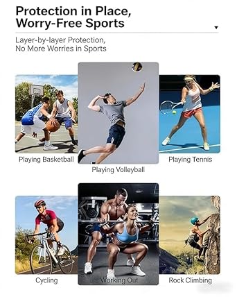 Compresfit - Premium Compresfit Bamboo Shoulder Brace (Universal Fit Left/Right) Original,Shoulder Compression Sleeve for Preventing Strains and Dislocation (Gray,Large)