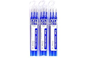 Frixion Gel Ink Pen Refill 0.5mm, Blue, Komainu-Dou Original Package, Japan Import