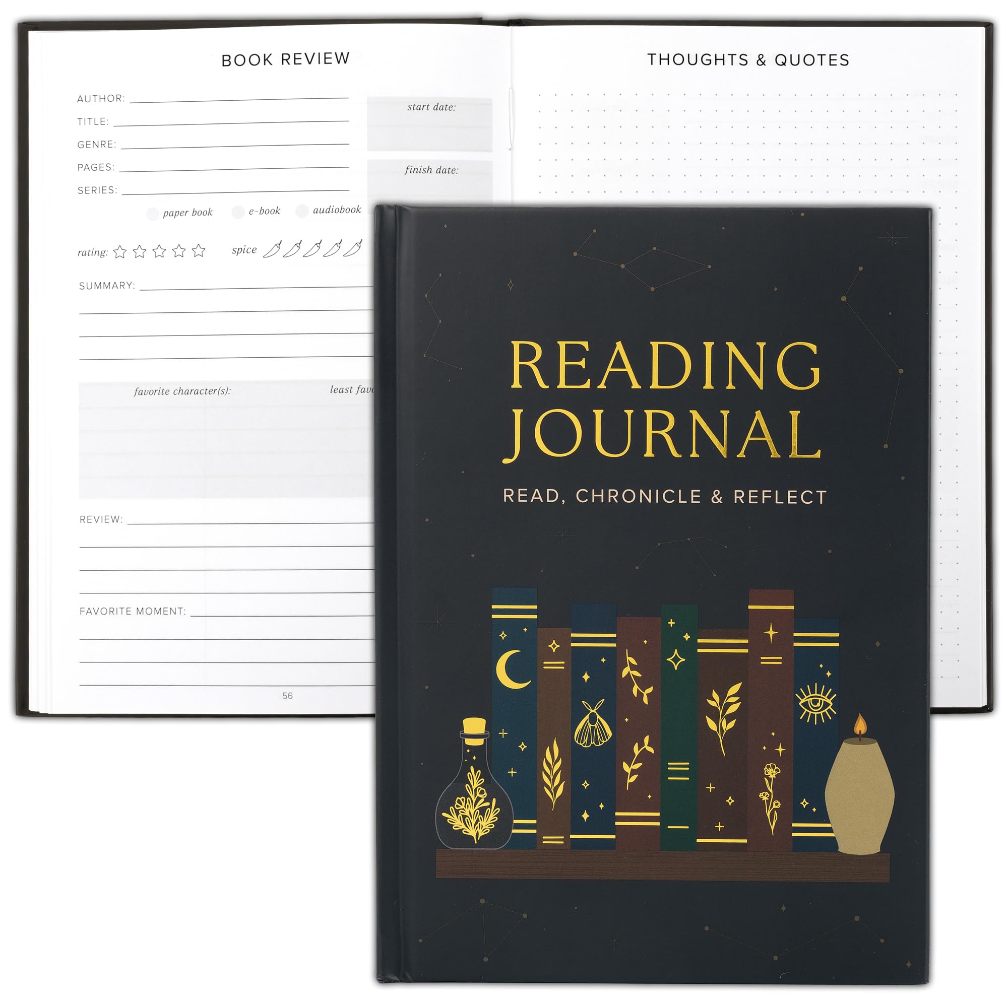 Photo 1 of ZICOTO Reading Journal for Book Lovers