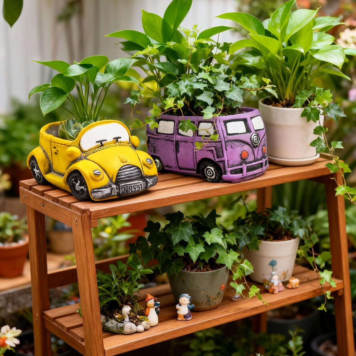 Colorful Car Planters - Succulent Pots for Cactus -7