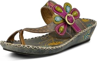 Spring Step L'Artiste Santorini Toe Ring Wedge Sandals
