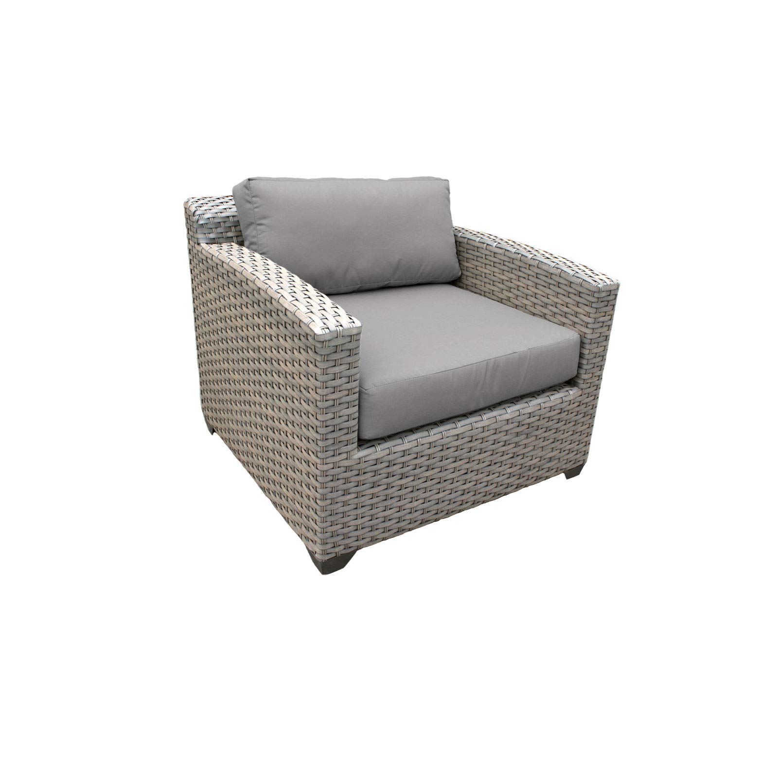 TK Classics TKC055b-CC Florence Seating Outdoor Furniture, Grey