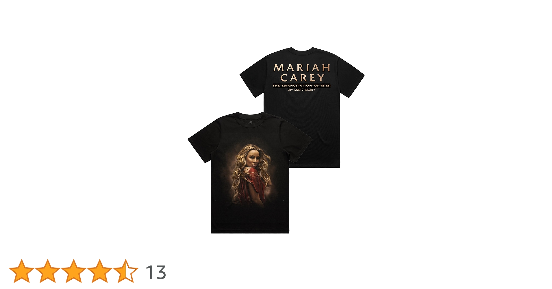 Mariah Carey Mimi Tシャツ　マライア Mariah Carey Unisex-Adult Official 20 Year Anniversary Mimi