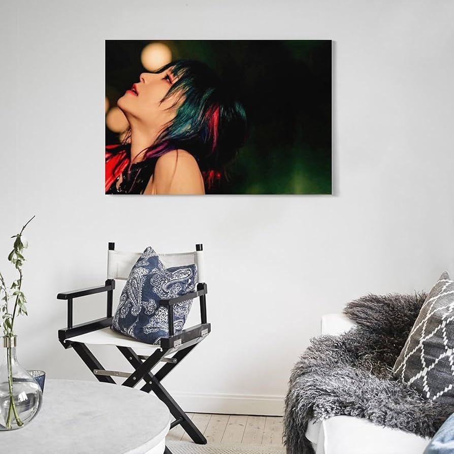 LiSA キャンバスアートパネル Amazon.co.jp: 织部里沙LiSA アイドル歌手写真ポスター (1)(1