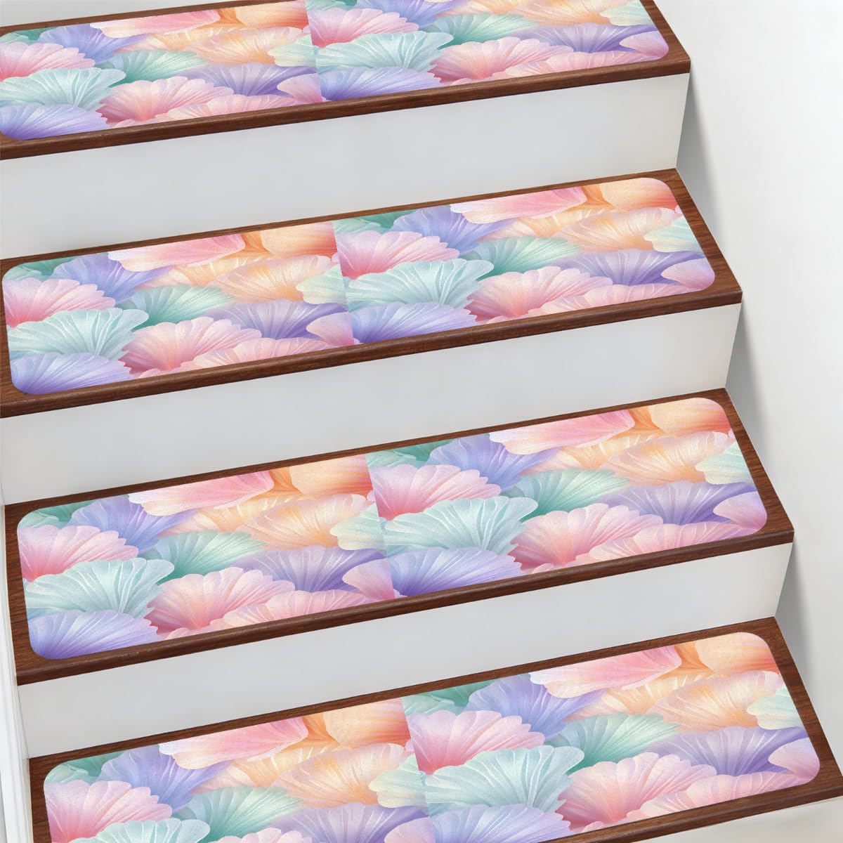 Protectores de escalera para interiores con diseño marino para niños y mascotas