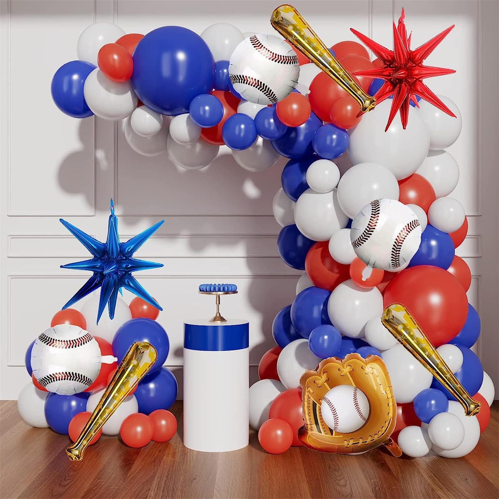 127PCS Mermaid Birthday Decorations Mermaid Balloon Arch Kit Under the Sea Balloon Garland Kit Blue Balloons Purple Balloons for Under the Sea Party Decorations — view 24