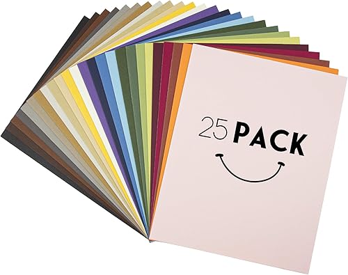 Miniatura 8 de Golden State Art, Paquete de 25 tableros negros sin cortar de 11 x 17 pulgadas, ideal para fotos, fotos, marcos, sin ácidos, núcleo blanco