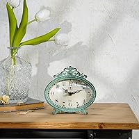 Vista 3 de NIKKY HOME Reloj de mesa estilo vintage