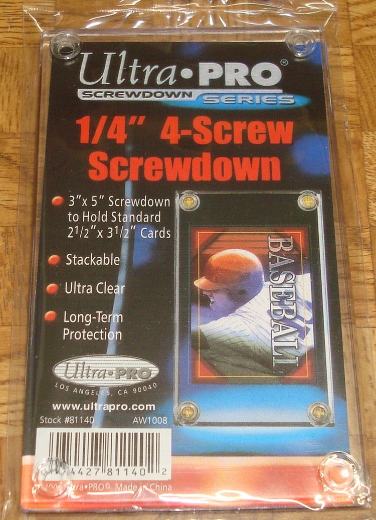 Ultra Pro 1/4" 4-Screw Recessed Holder - Pack of 10 - 81140 — Amazon image 2