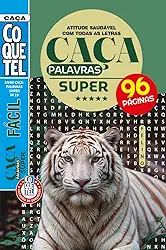 Livro Coquetel Caça-Palavras Super 19: Atitude saudável com todas as letras