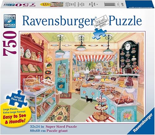 Miniatura 2 de Ravensburger Corner Bakery - Rompecabezas de 750 piezas de gran formato para adultos | Tecnología única Softclick | Imágenes vibrantes y sin