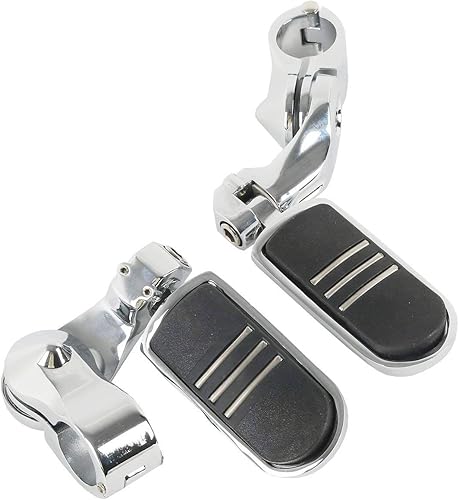 Miniatura 7 de XFMT - Estribos de color negro mate para motocicleta, 1.25 pulgadas, incluye kit de montaje