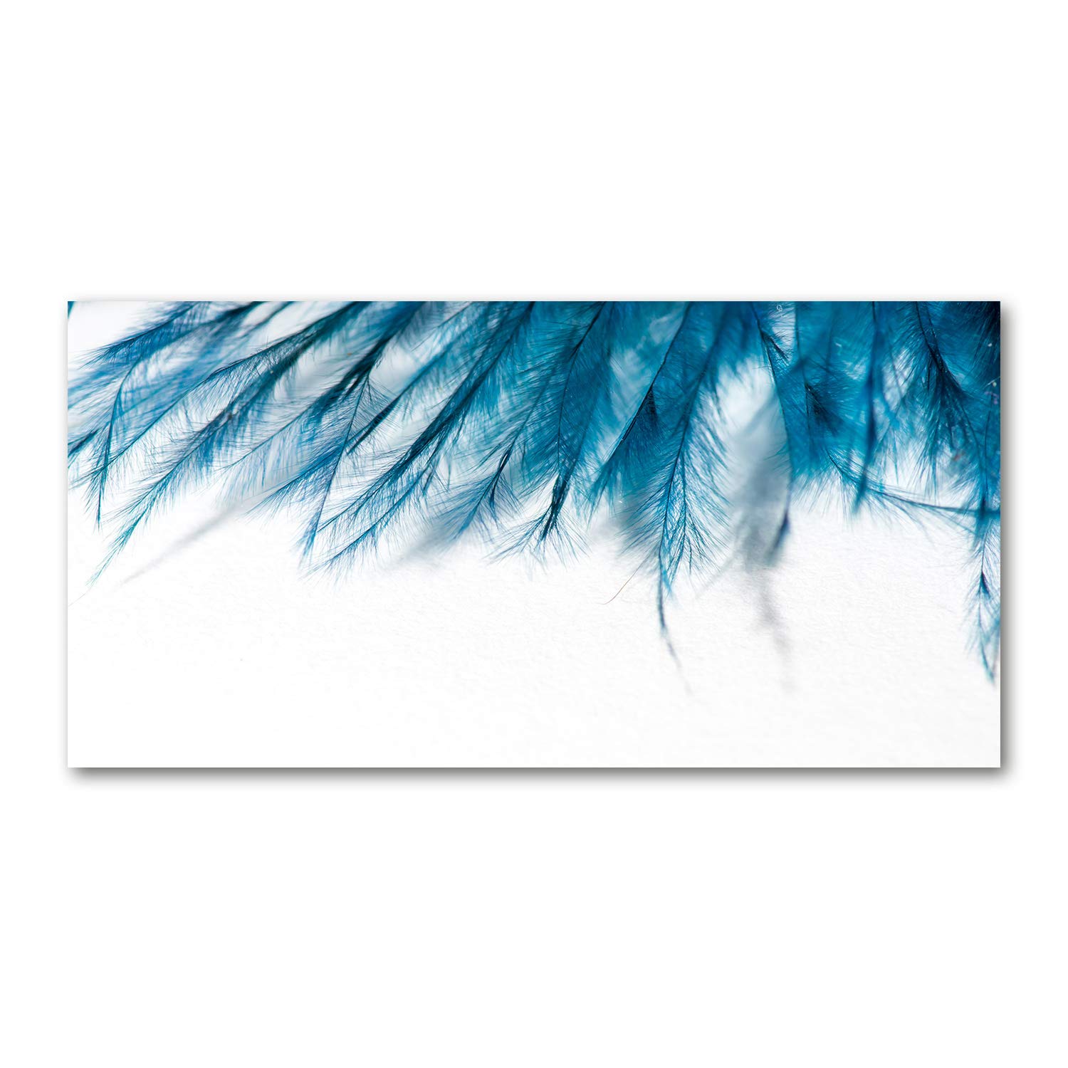 Tableau plexiglas Plumas Azules Tulup 120x60 cm pour habiller un mur vide