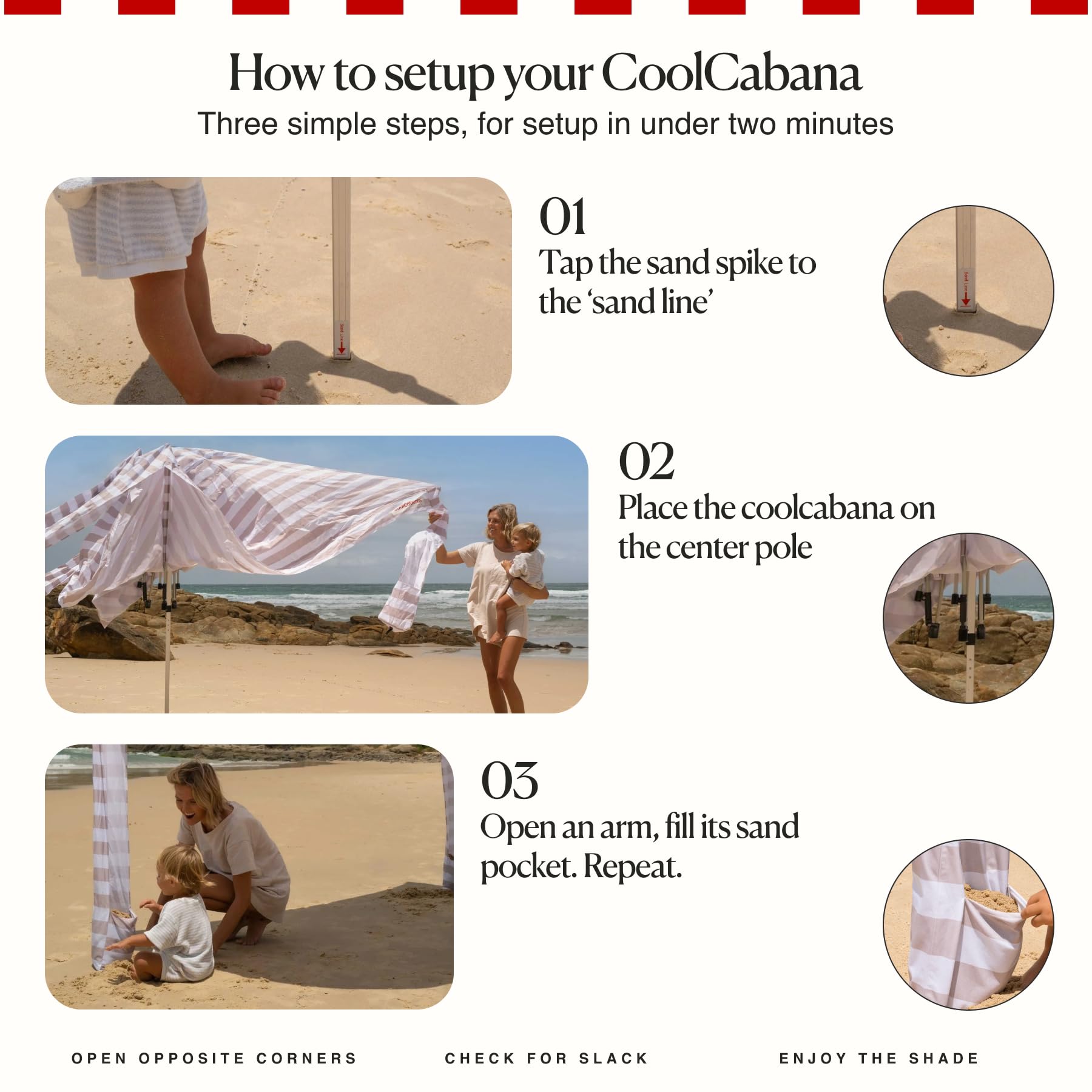 CoolCabanas Namiot plażowy, łatwa instalacja, ochrona UPF 50+, duży i średni rozmiar, kompaktowy, odporny na wiatr, namiot plażowy dla całej rodziny, ananasy, średni rozmiar