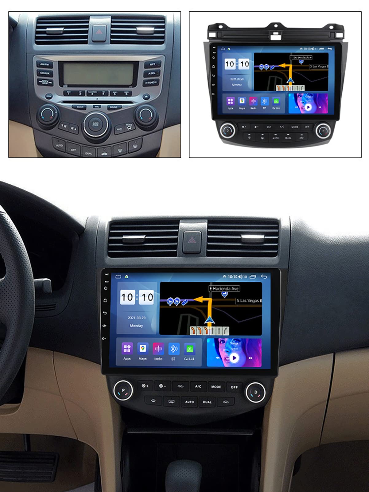 Amazon.co.jp: Android 11 カー ステレオ GPS ナビ ホンダ アコード 7