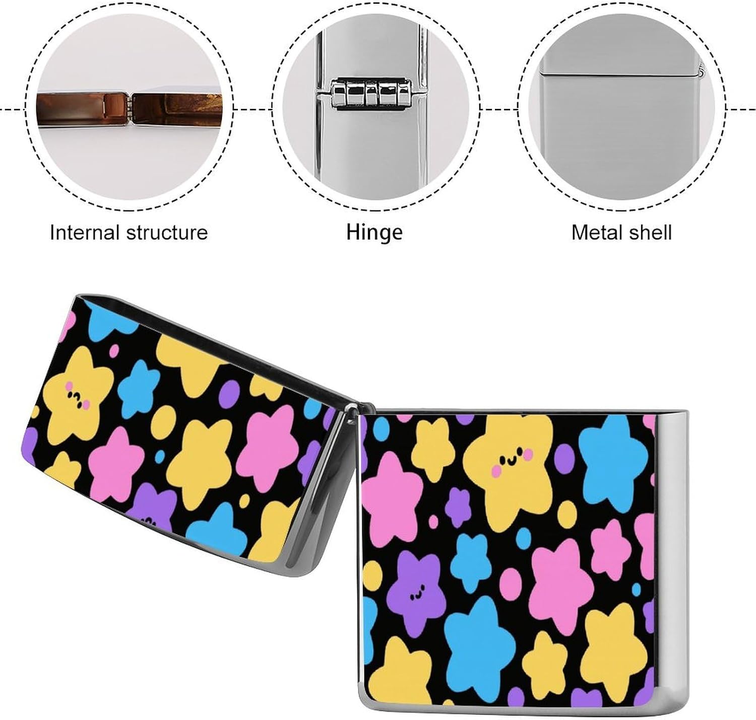 Cartoon Stars Lighter Case Cover Holder Lighter Sleeve