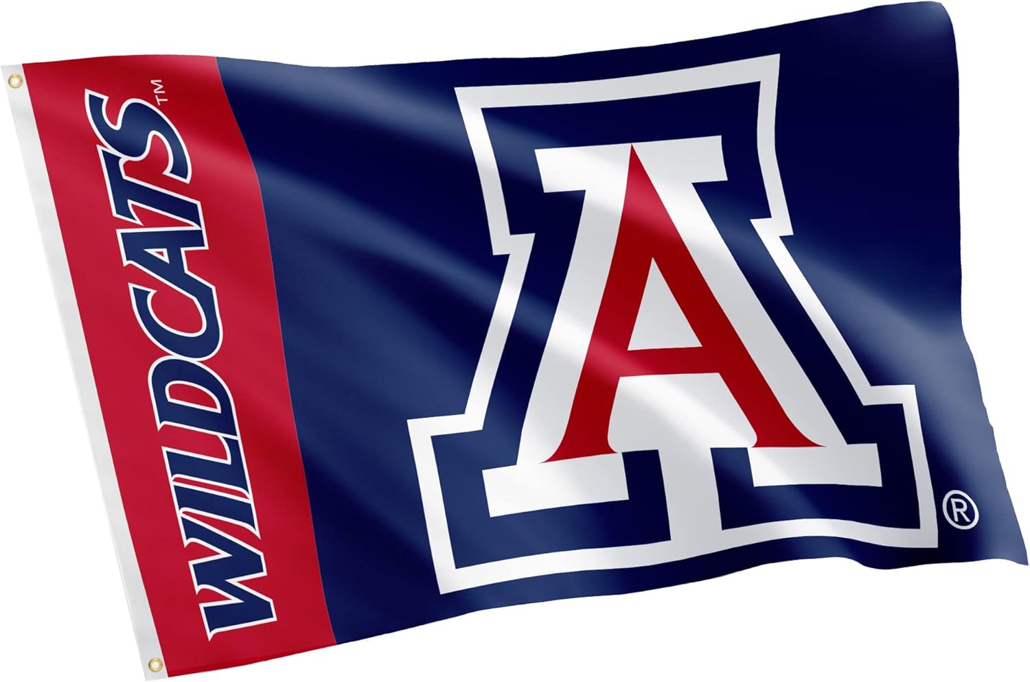 Desert Cactus University of Arizona Flag Wildcats UA Banners 100% Polyester Indoor Outdoor 3x5 feet Flags (Team Name)