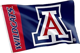 University of Arizona Flag Wildcats UA Banners 100% Polyester Indoor Outdoor 3x5 feet Flags (Team Name)