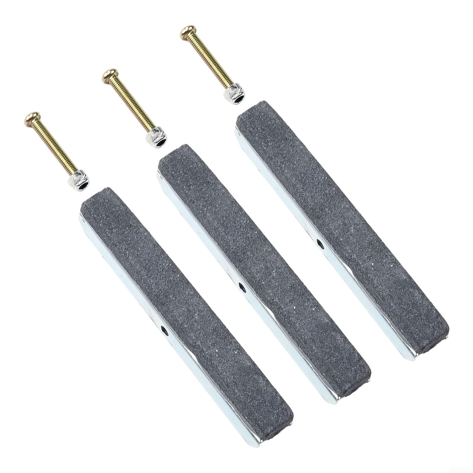 Set di 3 pietre di ricambio sostituibili, set di strumenti per cilindro del pistone del freno, set di strumenti per levigare il cilindro del motore, pietre per meccaniche automobilistiche (7,6 cm)