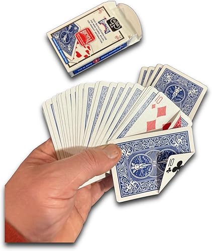 Miniatura 4 de Hat Trick Magic Ilusiones de cartas para magos principiantes a profesionales aparición, teletransporte, transformando milagros (Baraja Svengali azul)