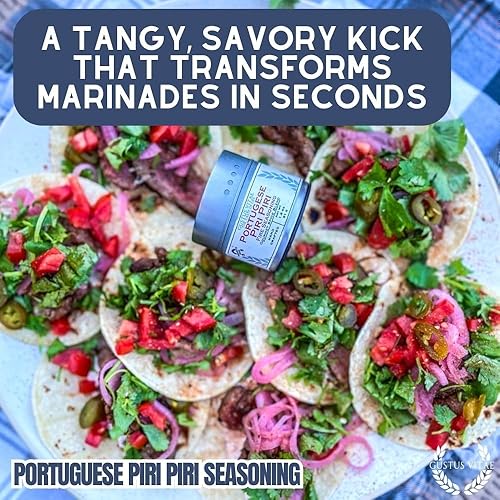 Miniatura 5 de Condimento portugués Piri Piri Fire | Todo natural | Sin OMG | 1.8 oz (51 g) | Mezcla de especias gourmet | Lote pequeño | Masaje artesanal |