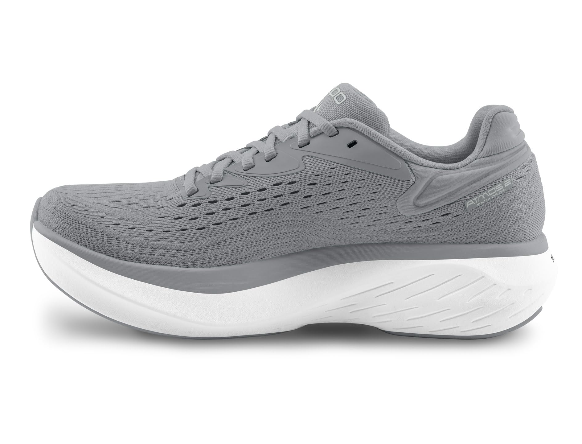 Topo Athletic Atmos 2 - Tenis ligeros para correr de carretera para hombre, Gris/gris, 46 EU