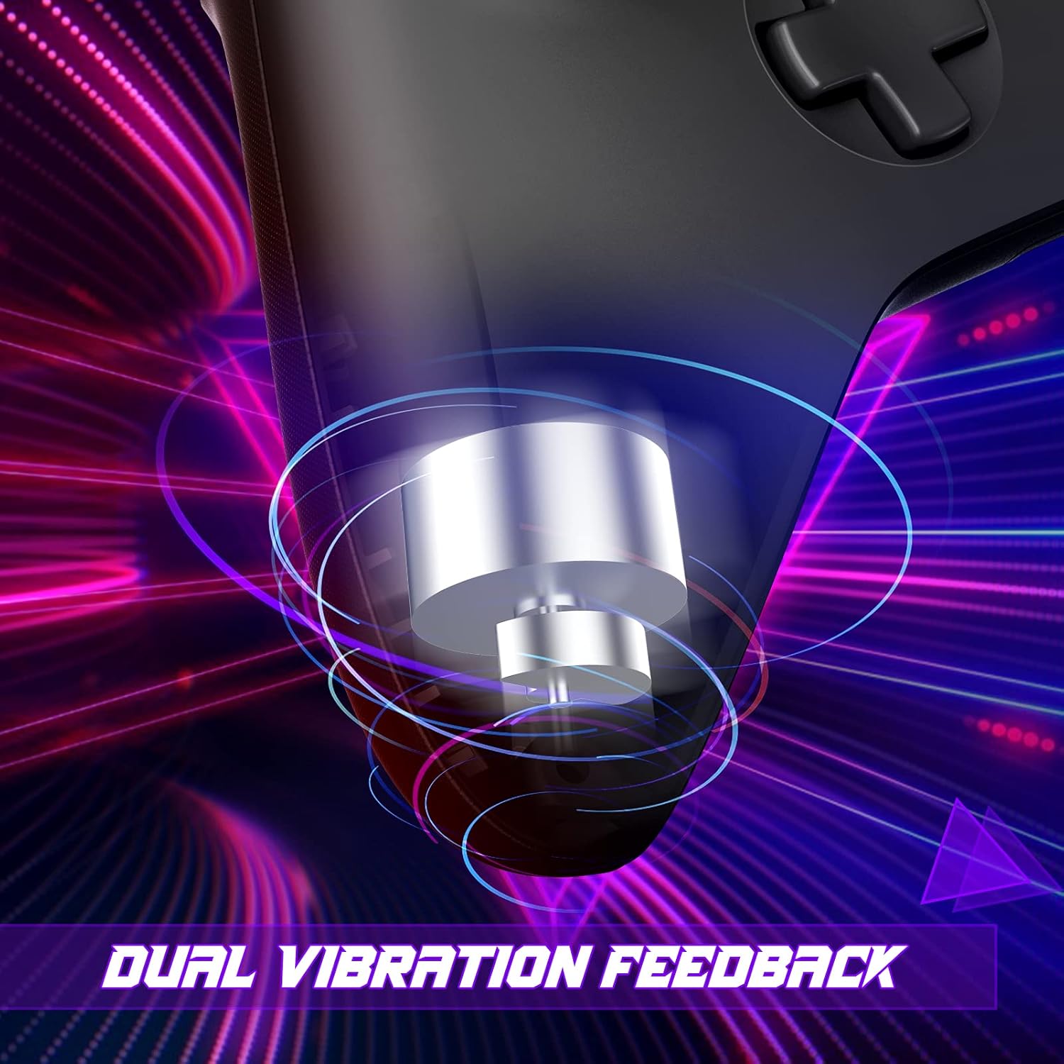 W&O Wireless Game Controller Compatible with Xbox One and Xbox One S/X, Compatible with Windows 7/8/10 (Black)