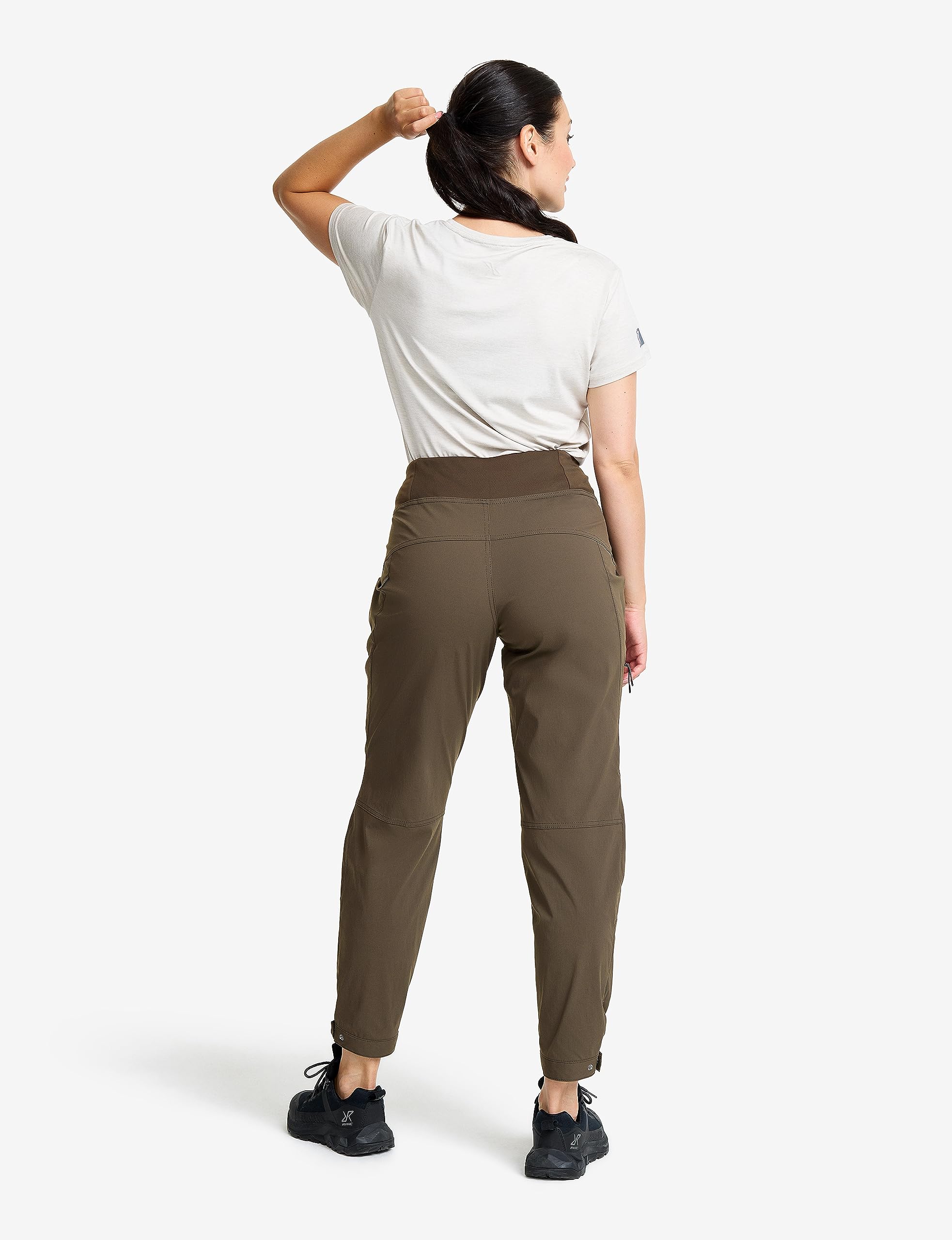 RevolutionRace Breezy Curved Ankle Stretch Spodnie Damskie, Lekkie i elastyczne spodnie outdoorowe