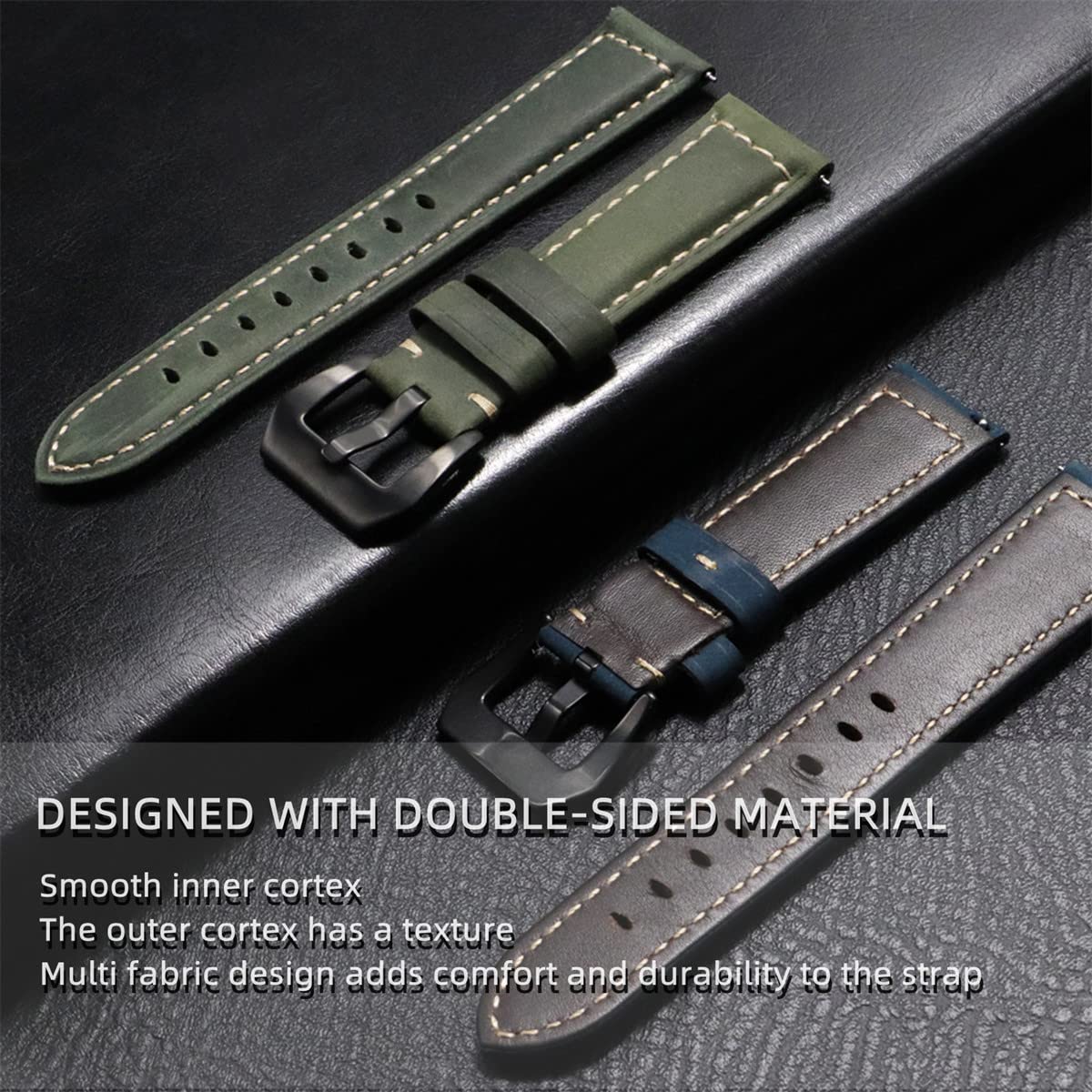 Magnetisches Lederarmband Für Polar Vantage M2 / Vantage M – Ersatzband, Mehrfarbig, Elegant