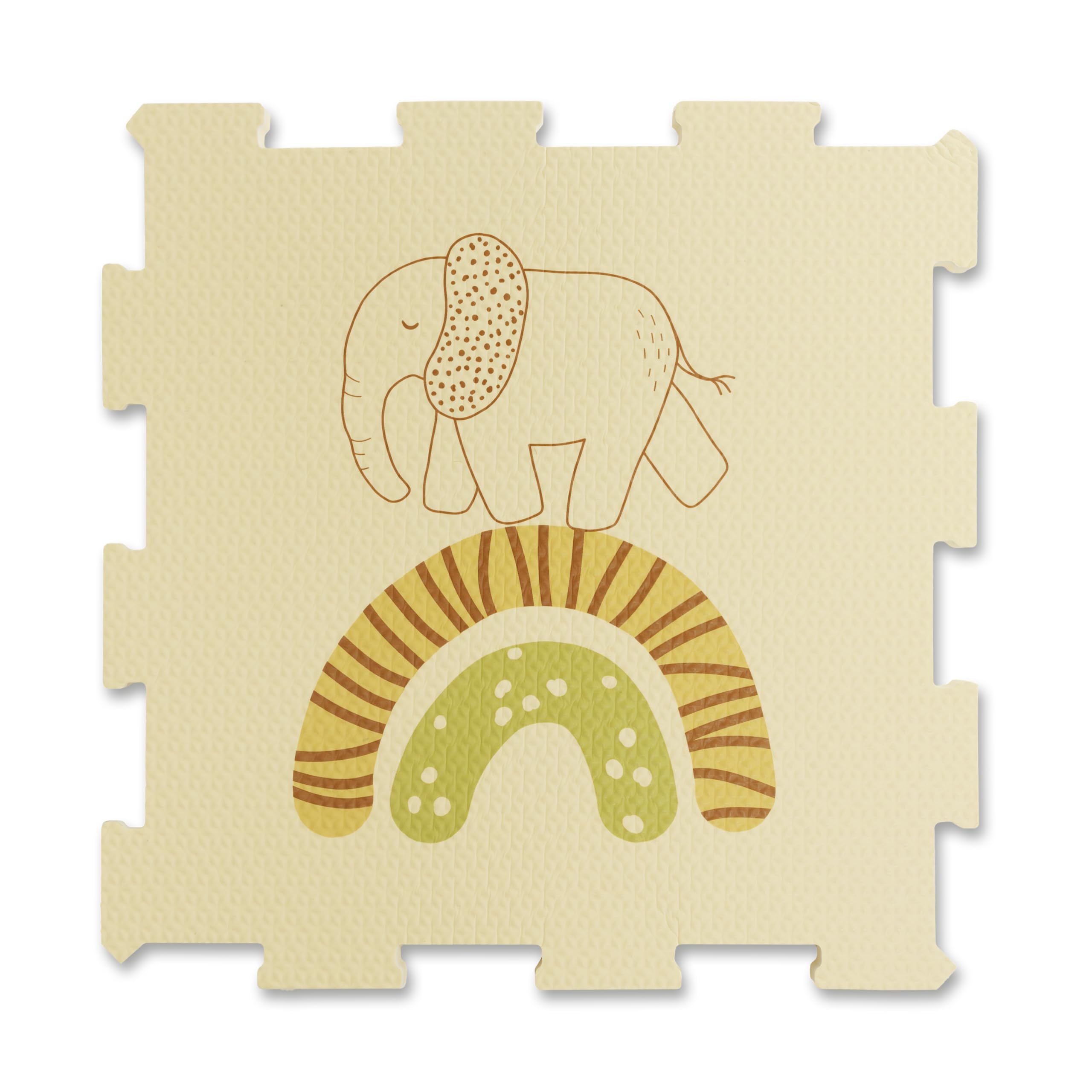 Hakuna Matte Elegante tappeto puzzle per neonati 0, 9x0, 9 m - 9 pannelli 30x30 cm con animali e 12 bordi - Tappetino da gioco più spesso del 20% in confezione riciclabile - atossico e inodore | 9 pannelli da 30 x 30 cm, tappetino da gioco 20% più spesso