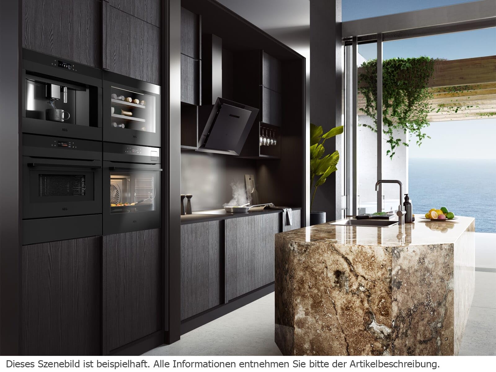 AEG KDK911423T Vakuumierschublade Matt Black