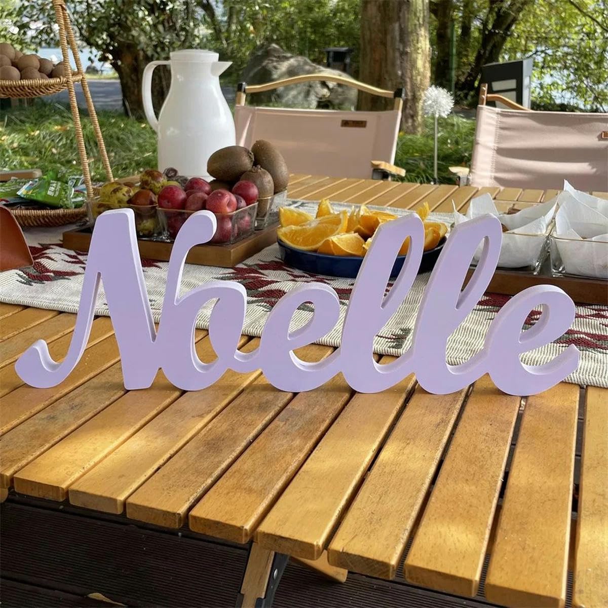 Letreros De Nombre Personalizados Grandes 3D Madera PVC Palabra Habitación De Los Niños Letras De Mesa Personalizadas Boda Bautismo Decoración De La Pared-30cm De Ancho