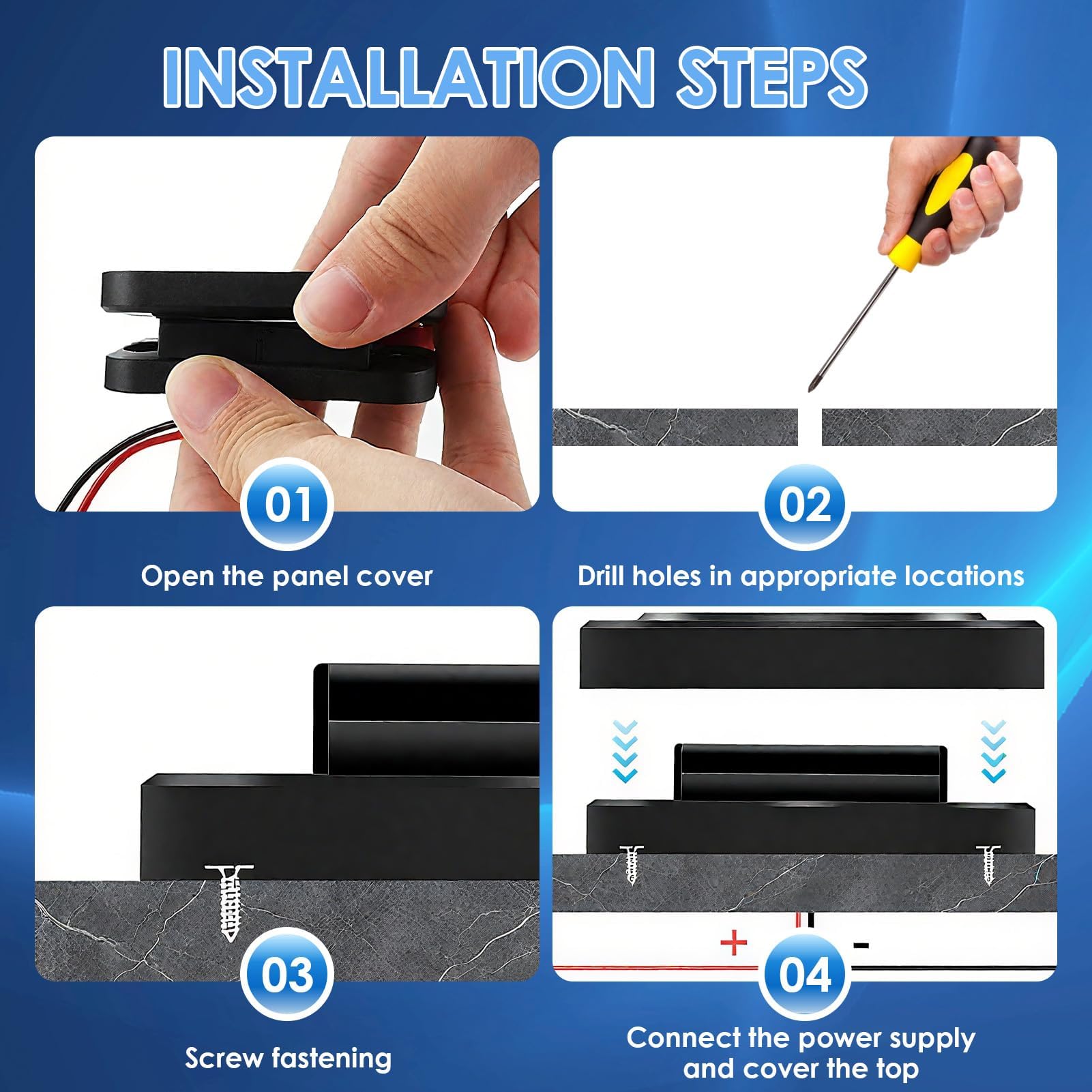 Presa USB 12V, 72W Ricarica Rapida, Dual QC3.0 e PD3.0 Ports Charging Socket Panel con pulsante ON/Off, Impermeabile per 12V -24V Caravan, Marine, Camper, Car, Autobus