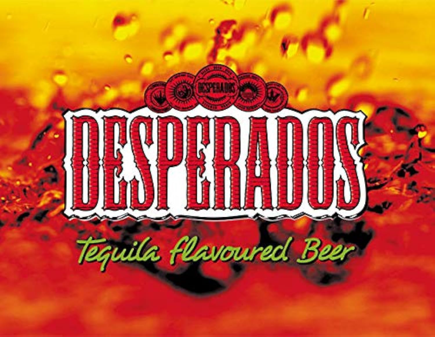 Lewistons-Of-London Earth Tones With Metallic Accents Desperados Tequila Beer Lager Inspired Vintage Retro Man Cave Bar Pub Shed Novelty Gift Tin Wall Décor Metal Sign