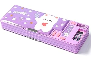 Pop Up Multifunction Pencil Case with Calculator