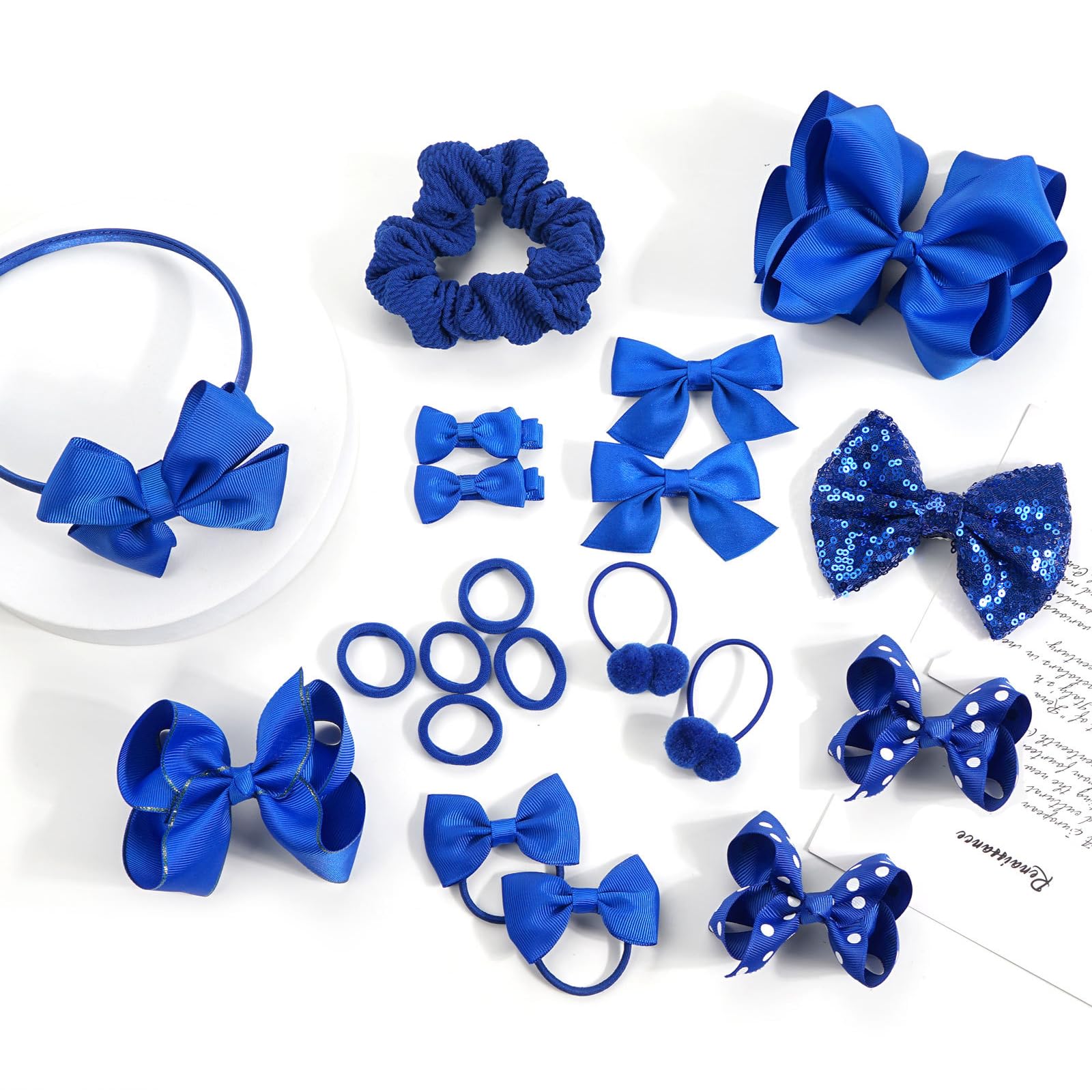 Glitz4Girlz 18 Fermagli Per Capelli Blu Reale – Clip A Scatto Metalliche Per Donne E Ragazze