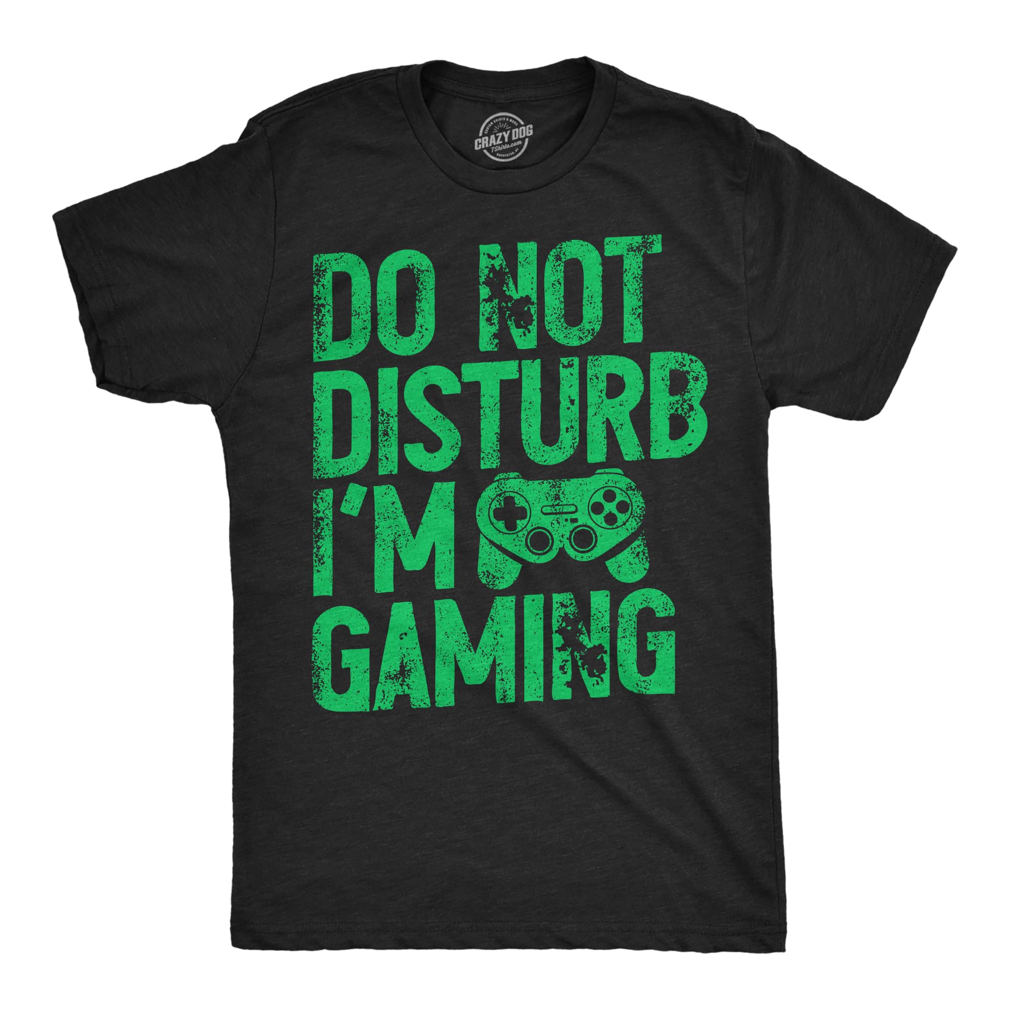 Mens Funny T Shirts Do Not Disturb Im Gaming Sarcastic Gamer Graphic Novelty Tee for Men