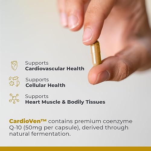 Miniatura 4 de Premier Research Labs CardioVen - Soporte para el corazón a base de hierbas - Fermentado CoQ10 y fuente viva - con arándano, cardamomo y bayas de