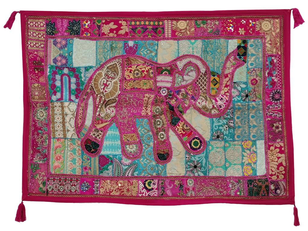 Ekam Art Rajasthani Handmade Heavy Elephant Embroidery Cotto -7 Ekam Art Rajasthani Handmade Heavy Elephant Embroidery Cotto -7